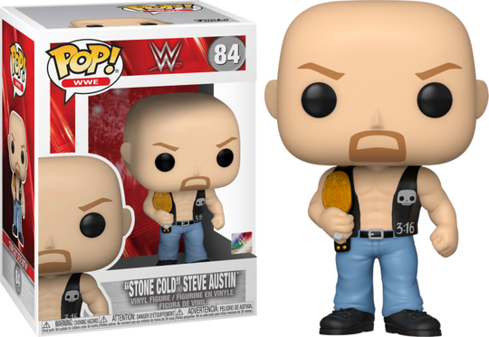 "STONE COLD" STEVE AUSTIN (84) - TOYS/NOVELTY