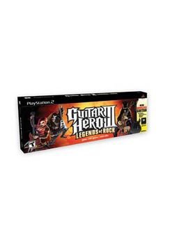 Guitar Hero III (Bundle) w/wired red SG - PLAYSTATION 2