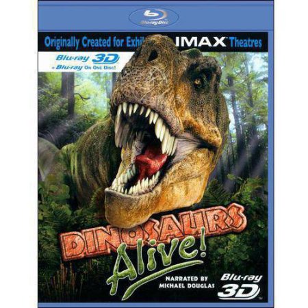 DINOSAURS ALIVE 3-D  (BLU-RAY) - BLU-RAY