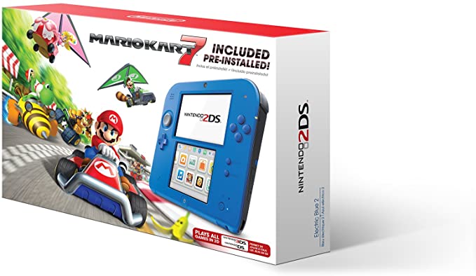 NINTENDO 2DS MARIO KART 7 BLUE - GAME SYSTEM