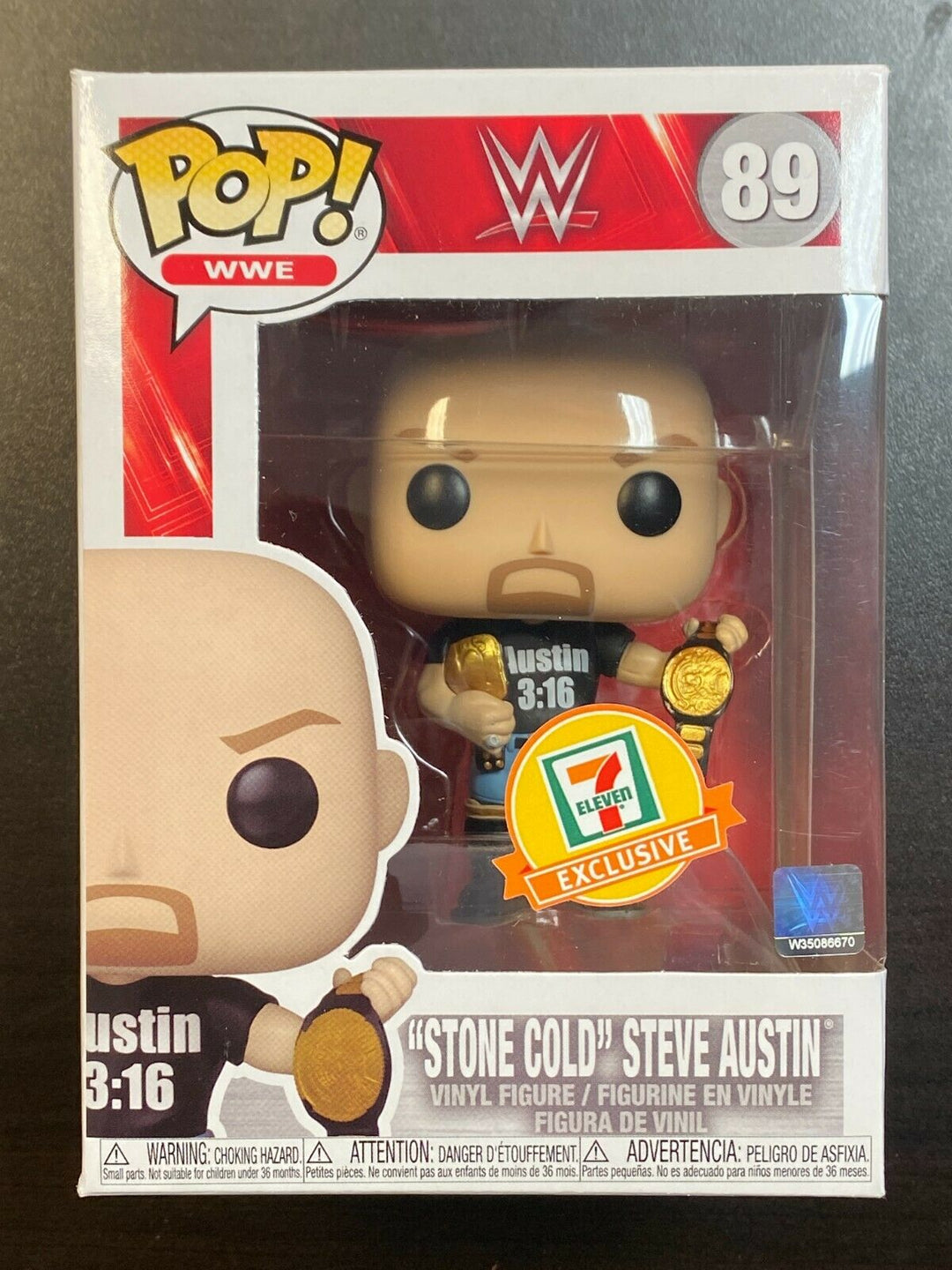 "STONE COLD" STEVE AUSTIN (89: 7 ELEVEN) - FUNKO: POP! WWE (WWE)