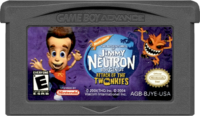 Jimmy Neutron Attack of the Twonkie - GAMEBOY ADVANCE