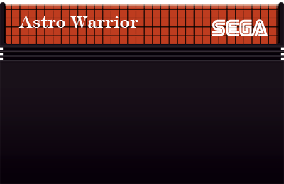 Astro Warrior - SEGA MASTER