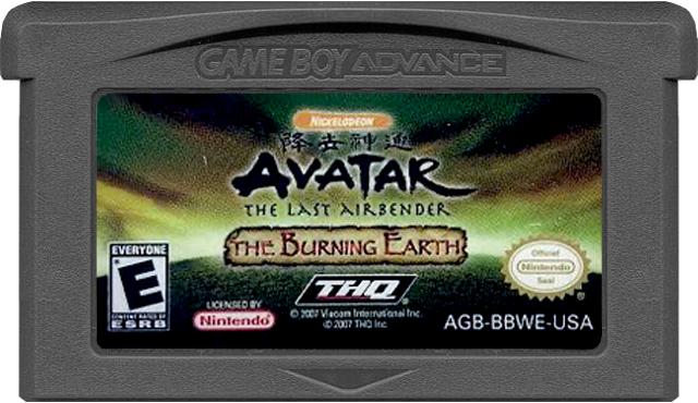 Avatar The Last Airbender Burning Earth - GAMEBOY ADVANCE