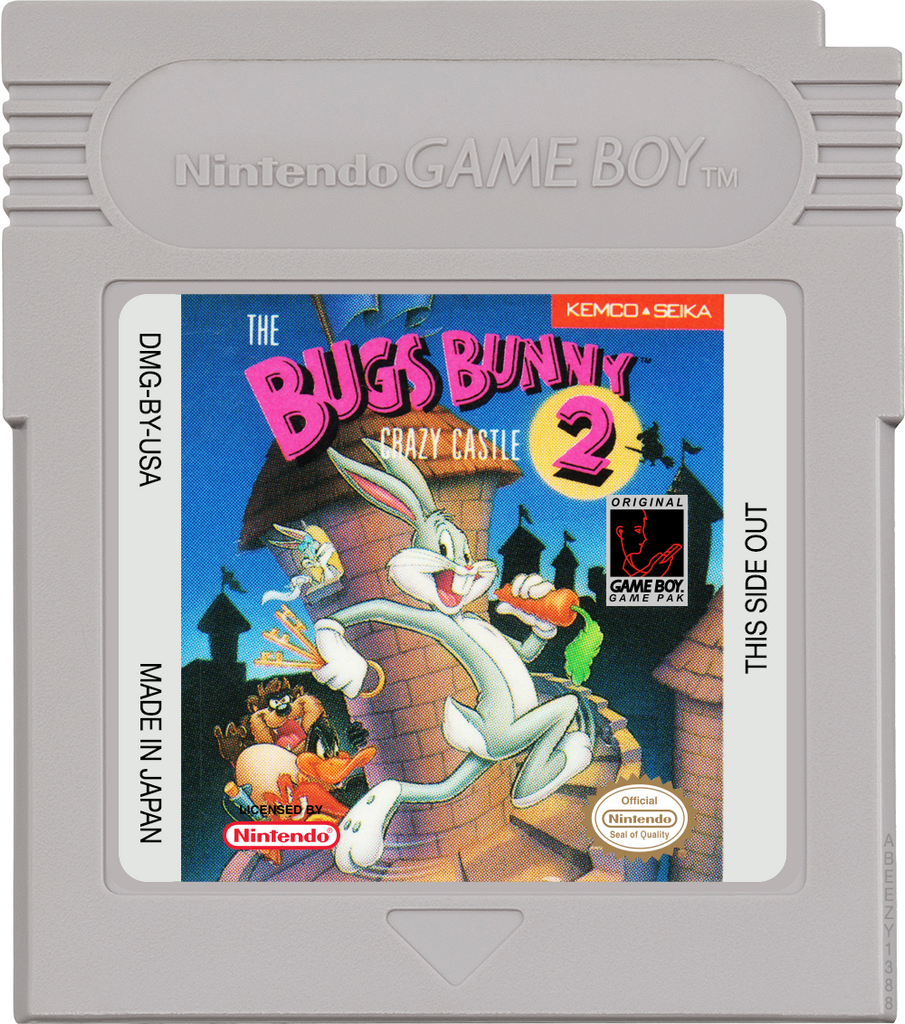 Jeu Game Boy - Bugs Bunny Crazy Castle - Avec Boîtier De Protection - Testé Et Fonctionnel - Bon état