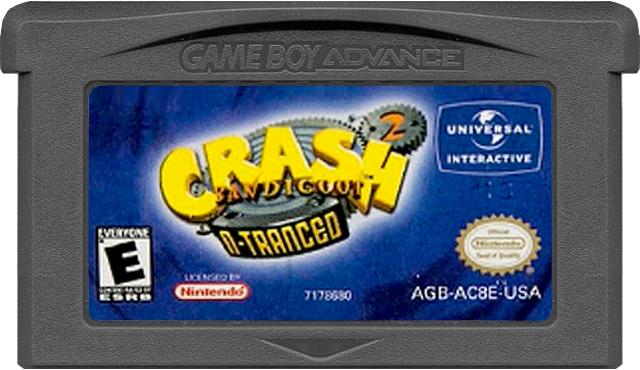 Crash Bandicoot 2 N Tranced - GAMEBOY ADVANCE