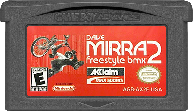 Dave Mirra Freestyle BMX 2 - GAMEBOY ADVANCE