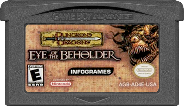 Dungeons and Dragons Eye of the Beholder - GAMEBOY ADVANCE