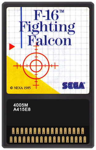 F-16 FIGHTING FALCON - SEGA MASTER