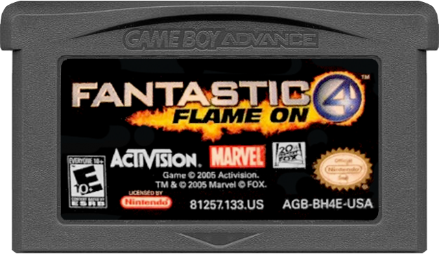 Fantastic Four Flame On - GAMEBOY ADVANCE