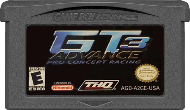 GT3 Advance:  Pro Concept Racing - GAMEBOY ADVANCE