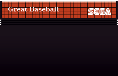 Great Baseball - SEGA MASTER