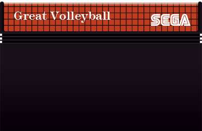 Great Volleyball - SEGA MASTER
