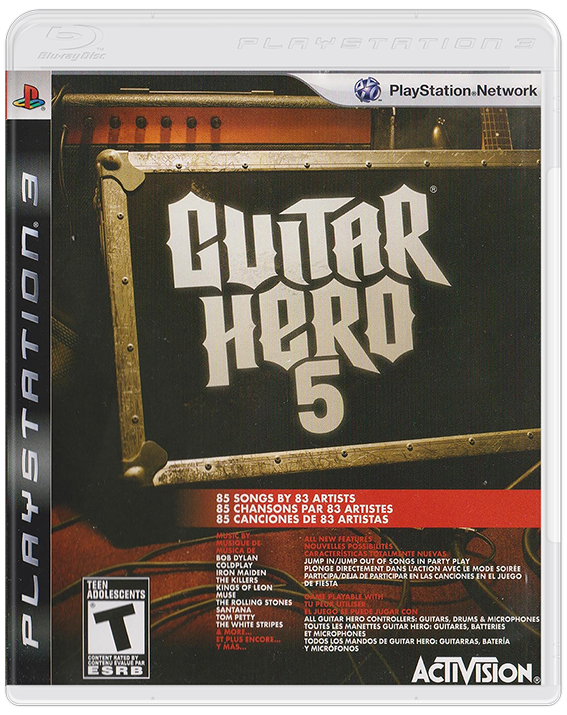 Guitar Hero 5 (Bundle) - PS3