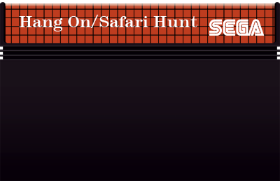 Hang On/Safari Hunt - SEGA MASTER