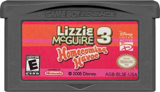 LIZZY MCGUIRE 3: HOMECOMING HAVOC - GAMEBOY ADVANCE