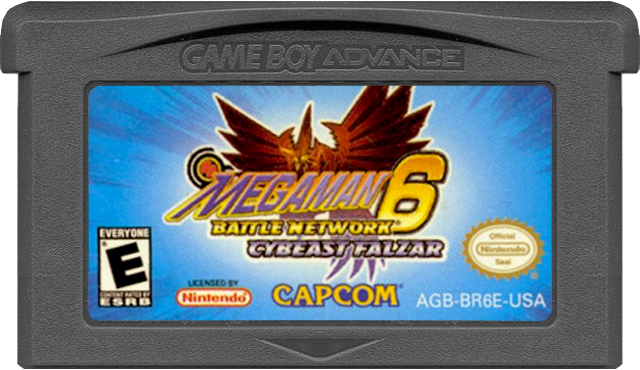 Mega Man 6 Battle Network Cybeast Falzar - GAMEBOY ADVANCE