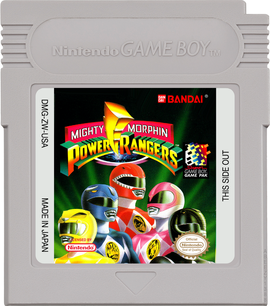 マイティモーフィン パワーレンジャース ザムービー ゲームボーイ 動作品 マイティモーフィン パワーレンジャース ザムービー