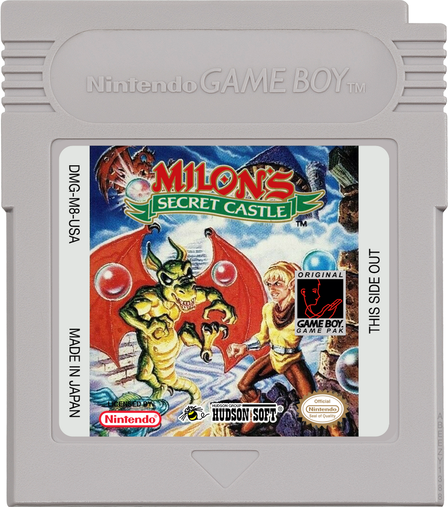 ゲームボーイ - 海外版　ミロンズ・シークレット・キャッスル Milon's Secret Castle USA (30119) - Informations - Game Boy