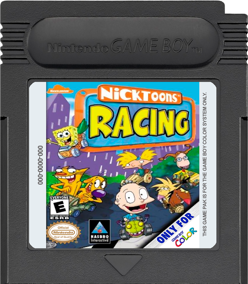 Nicktoons Racing NickToons Racing Game Boy Color Games Videogame