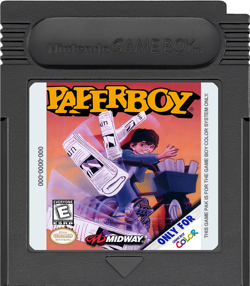 Paperboy Icon PAPER BOY - GAMEBOY COLOR – The Exchange Stores