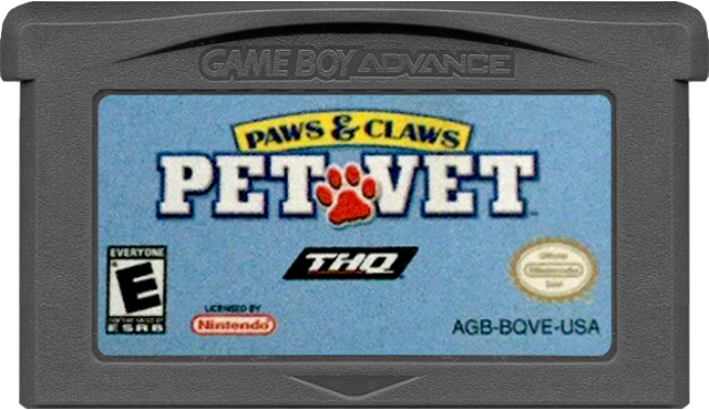 Paws and Claws Pet Vet - GAMEBOY ADVANCE