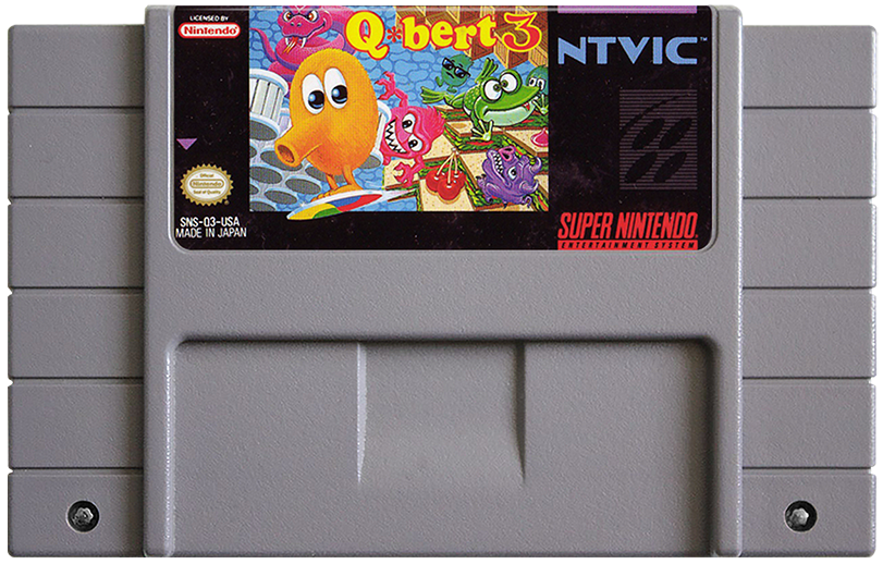Q*bert3｜スーパーファミコン (SFC)｜バップ｜レトロゲームから最新ゲームまで検索できるゲームカタログのピコピコ大百科