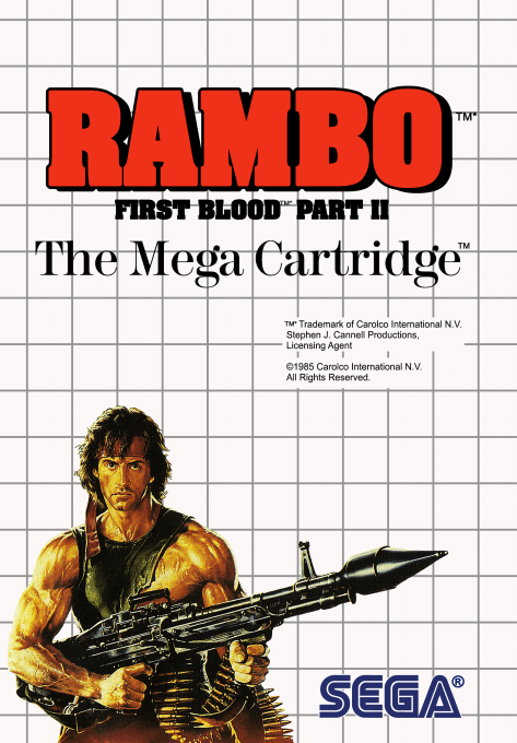 Rambo First Blood Part II - SEGA MASTER