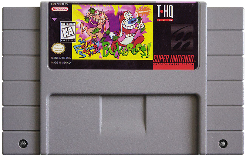 REN & STIMPY SHOW BUCKEROOS - SNES