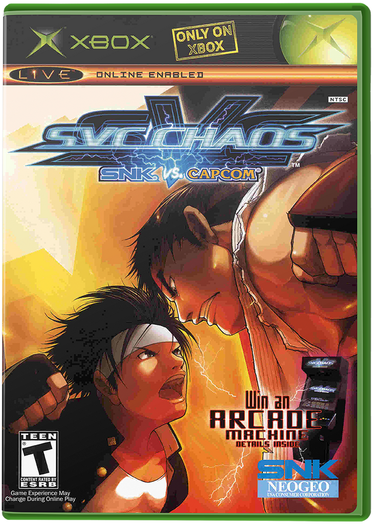 SNK VS. CAPCOM SVC CHAOS xbox ソフト　希少 SVCChaos-SNKvs.