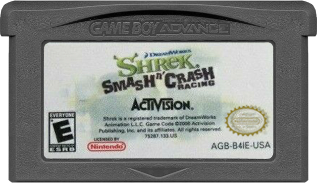 Shrek Smash N Crash Racing - GAMEBOY ADVANCE