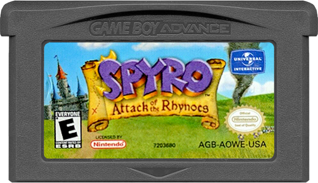 Spyro 3 Attack of the Rynocs - GAMEBOY ADVANCE