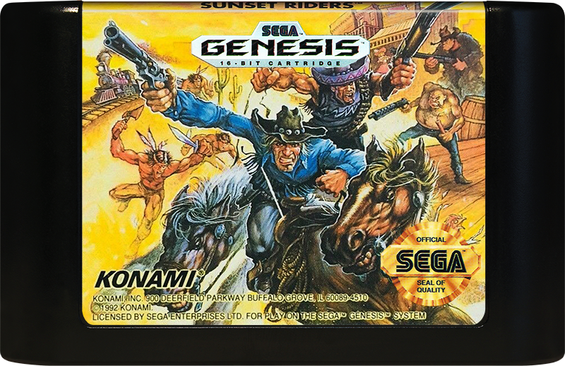 Switch Sunset Riders Sunset Riders - SEGA GENESIS – The Exchange Stores