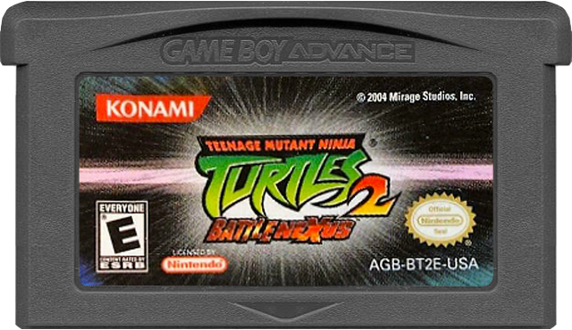 Boîte Vide Du Jeu Gameboy Advance Teenage Mutant Ninja