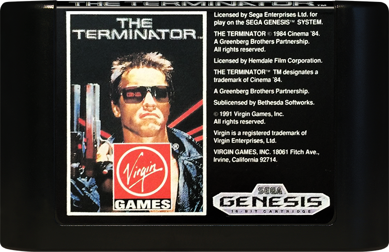 THE TERMINATOR - SEGA Megadrive Mega Drive Complet - PAL - Très Bon Etat EUR 39,90 - FR