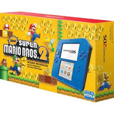 NINTENDO 2DS SUPER MARIO BROS 2 BLUE - GAME SYSTEM
