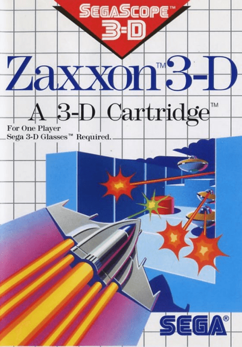 Zaxxon 3D A 3D Cartridge - SEGA MASTER